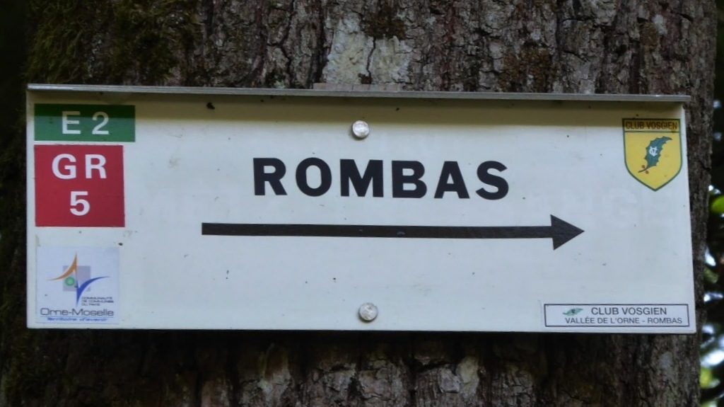 GR5 door Noord-Frankrijk: naar Rombas